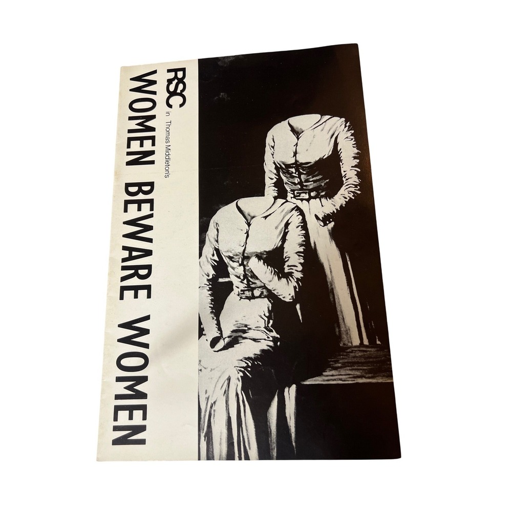Royal Shakespeare Company Women Beware Women Theatre Program 1983